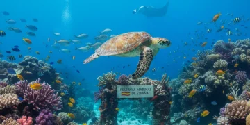 Biodiversidad marina próspera en una reserva protegida española