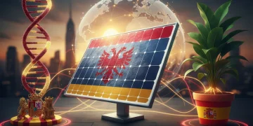 Representación visual de los grandes descubrimientos científicos españoles de 2026 en medicina, energía y medio ambiente.