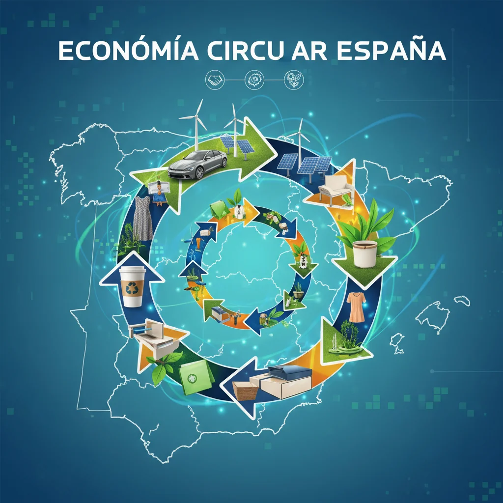 Economía Circular España: Reducción del 30% de Residuos para 2026