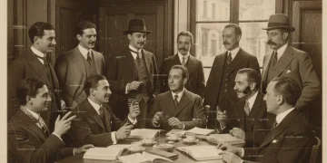 Retrato grupal de la Generación del 27, intelectuales españoles