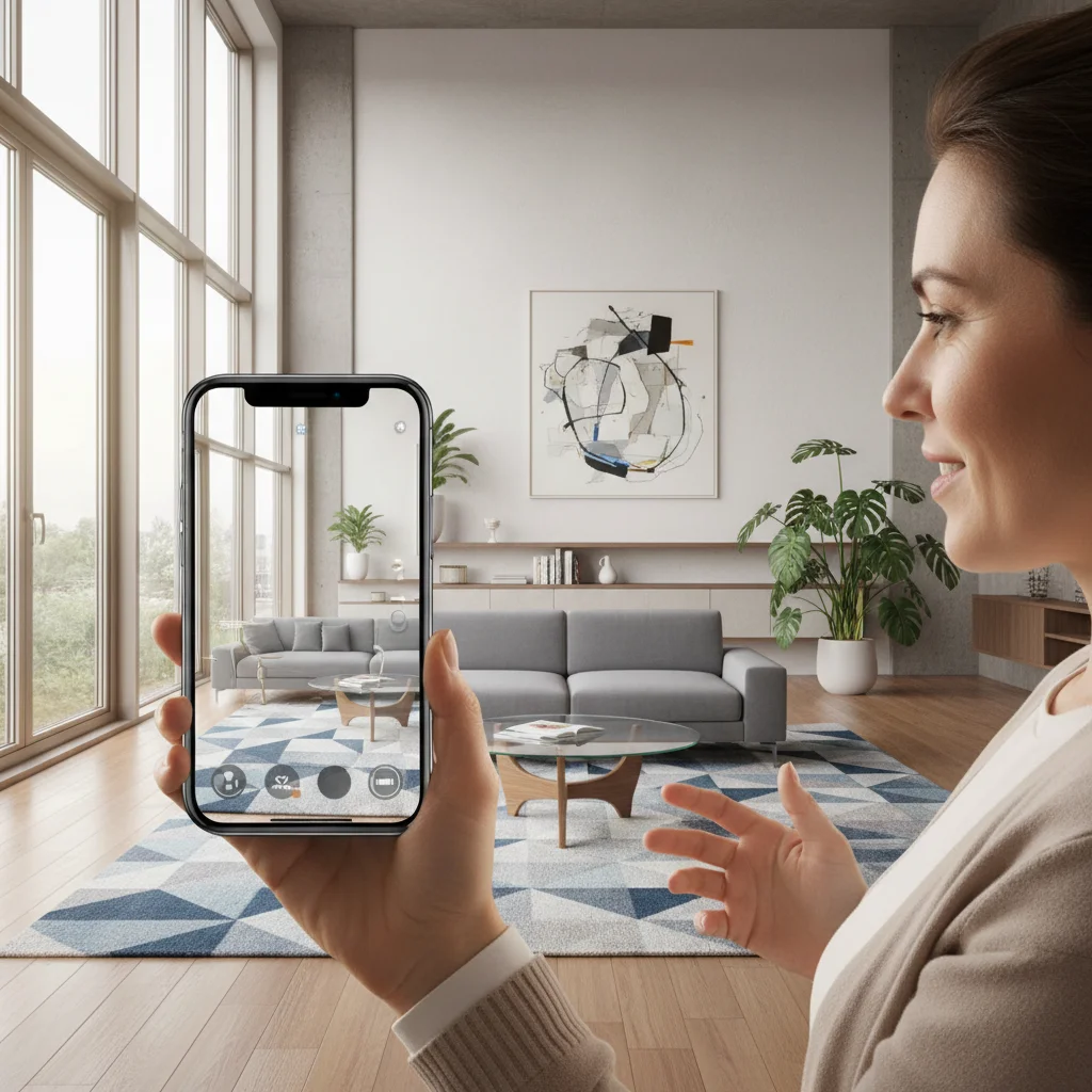 Augmented reality shopping experience at home