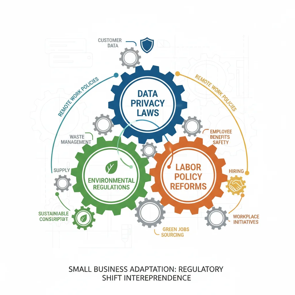 Interconnected regulatory gears impacting small business operations