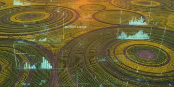 Satellite data enhancing agricultural fields with precision farming technology