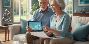Understanding 2026 Medicare Changes: A Comprehensive Guide for U.S. Seniors Senior couple reviewing 2026 Medicare documents with a tablet