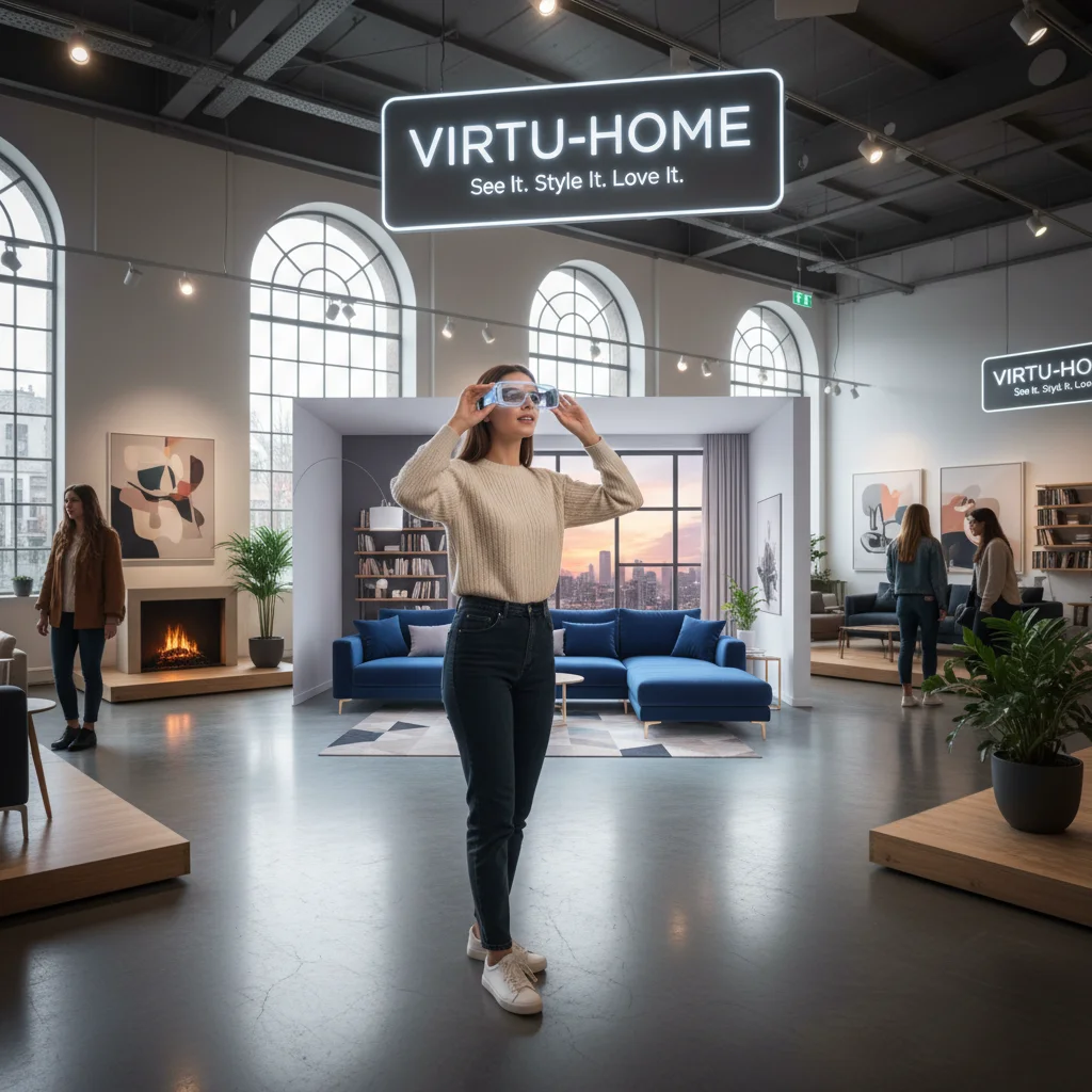 Shopper using augmented reality for personalized product visualization