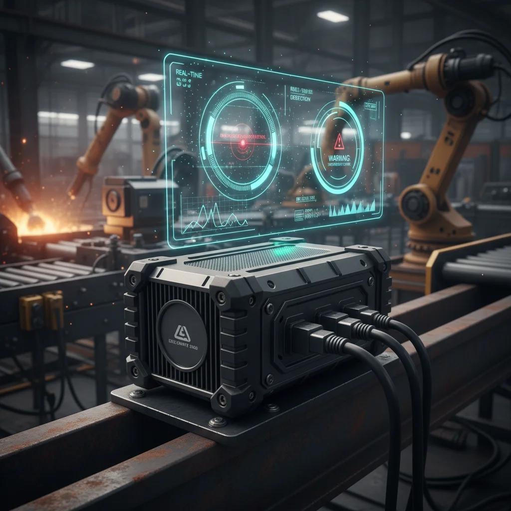 Industrial edge computing device real-time analytics