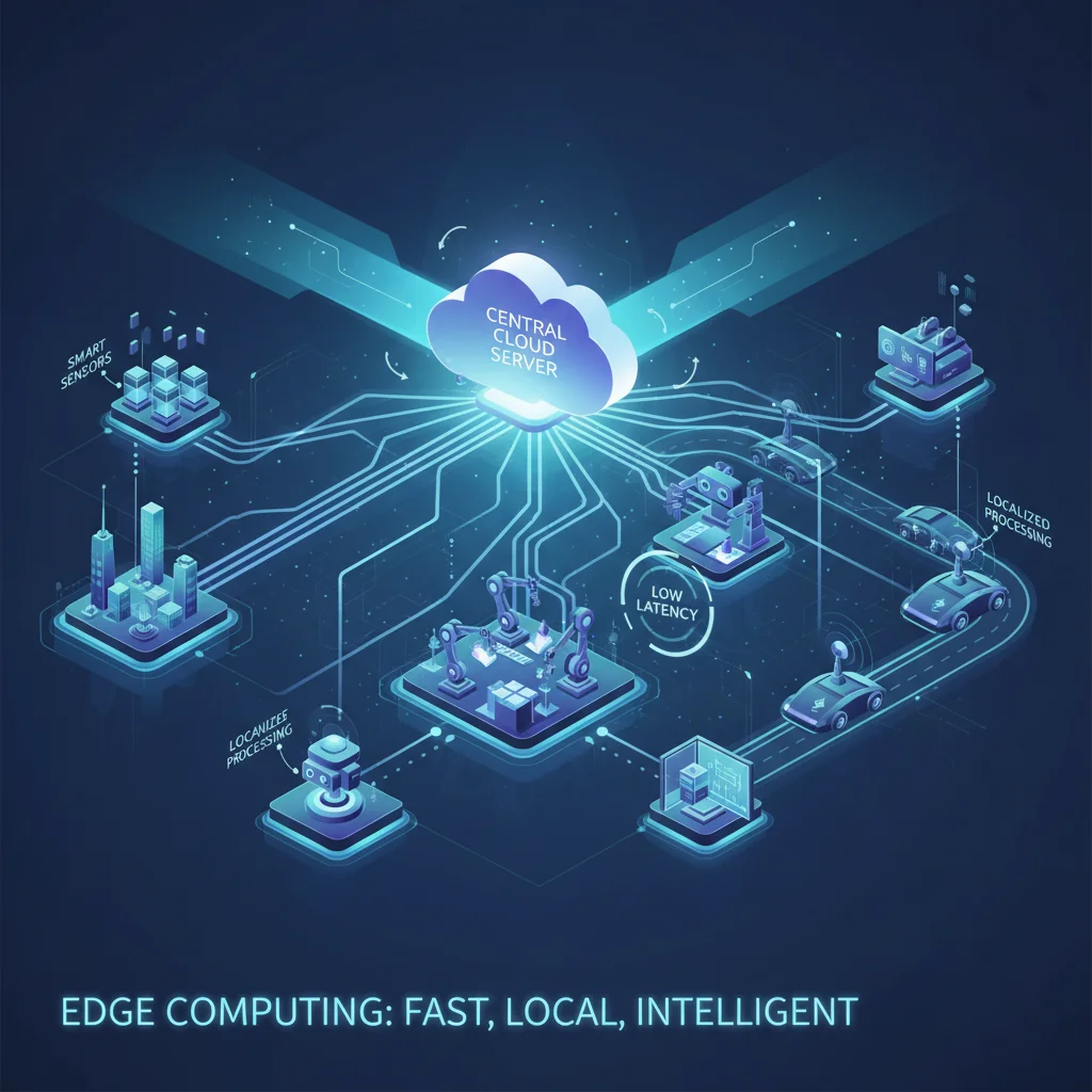 Data flow from cloud to edge devices for real-time processing